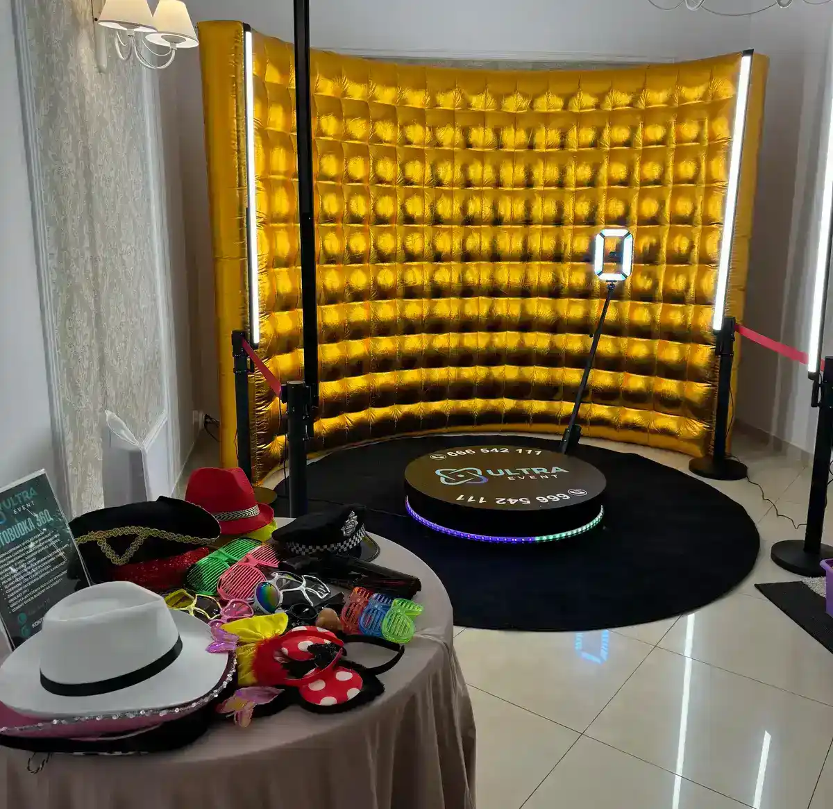 Nowoczesna fotobudka 360