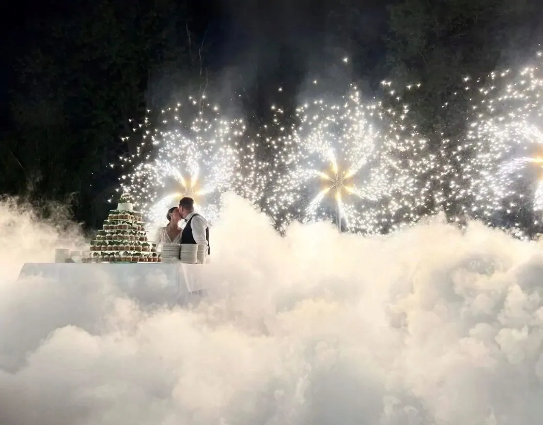 Wiatraki iskier pokaz